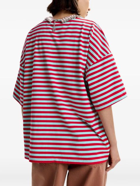 Essentiel Antwerp Joste striped T-shirt - Red