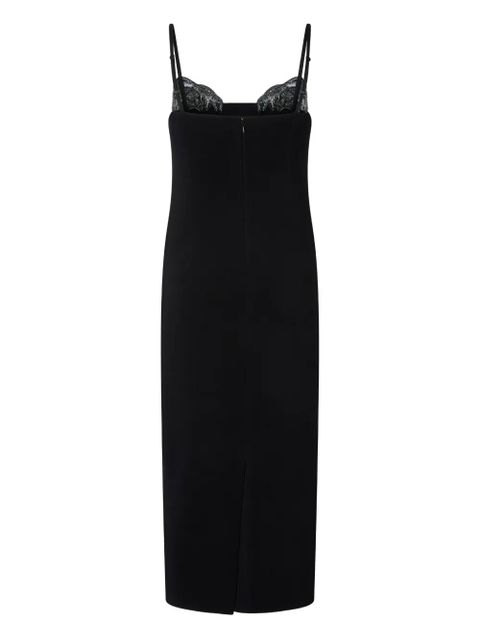 PINKO layered-effect embellished dress - Black - zdjęcie produktu nr 2