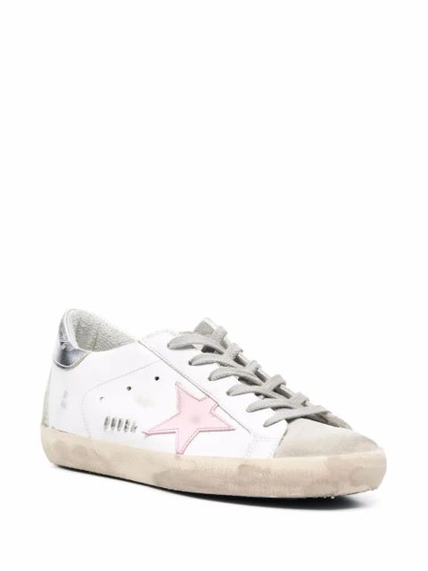 Golden Goose star-patch leather low-top sneakers - White - zdjęcie produktu nr 2