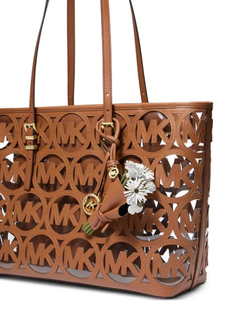 Michael Kors flower bouquet charm - Brown