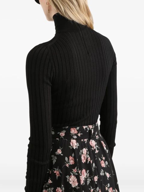 Dolce & Gabbana ribbed roll-neck sweater - Black