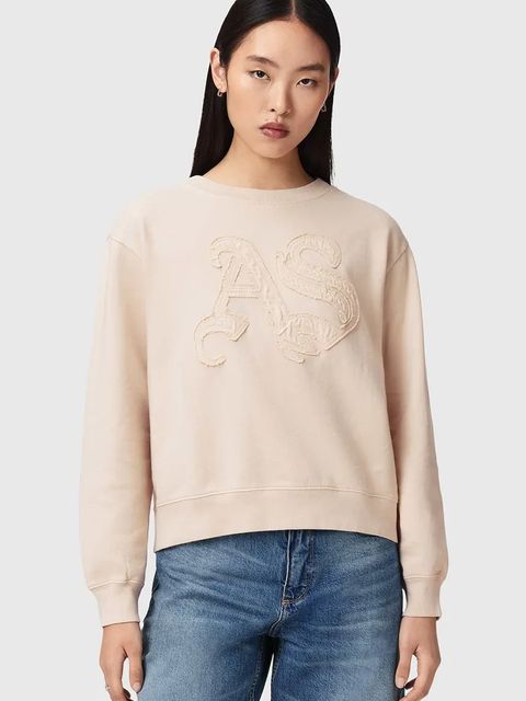 AllSaints bluza damska bawełniana INSIGNIA - zdjęcie produktu nr 1