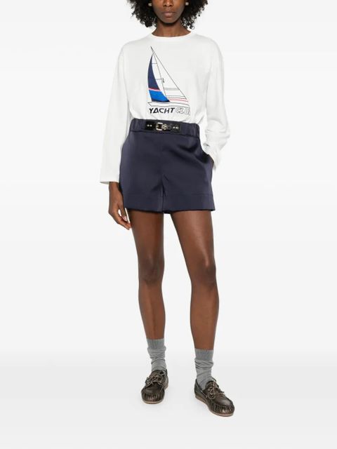 Maje Yacht Club-embroidered T-shirt - White - zdjęcie produktu nr 2