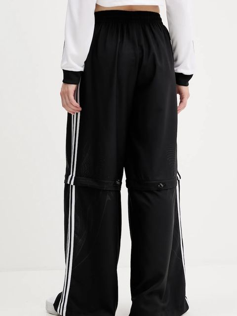 adidas Originals spodnie dresowe Oversized Trackpants damskie kolor czarny z aplikacją KE9783