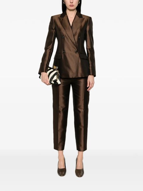 Max Mara double-breasted blazer - Brown - zdjęcie produktu nr 2
