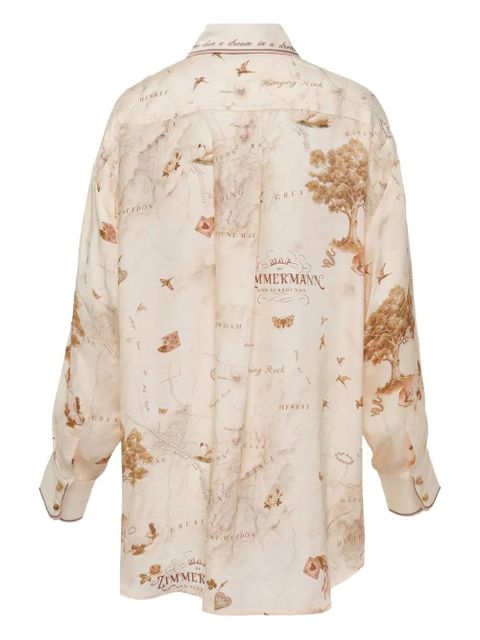 ZIMMERMANN map-print shirt - Neutrals - zdjęcie produktu nr 2