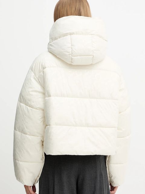 Pinko kurtka kolor beżowy zimowa 105438 A2PY