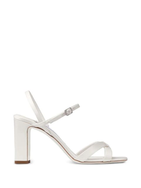 Jimmy Choo Elsy 85 block-heel sandals - White - zdjęcie produktu nr 1
