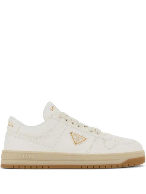 Prada 30mm Downtown nappa leather sneakers - White - zdjęcie produktu nr 1