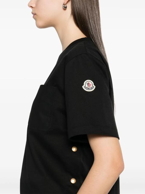 Moncler patch-pocket cotton T-shirt - Black