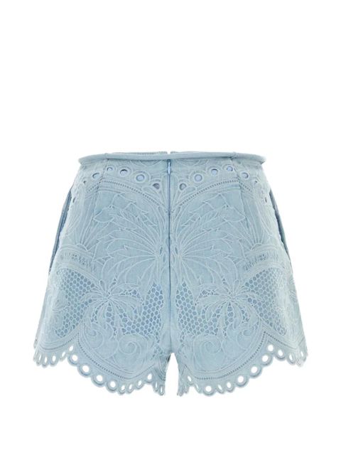 ZIMMERMANN embroidered denim shorts - Blue - zdjęcie produktu nr 2