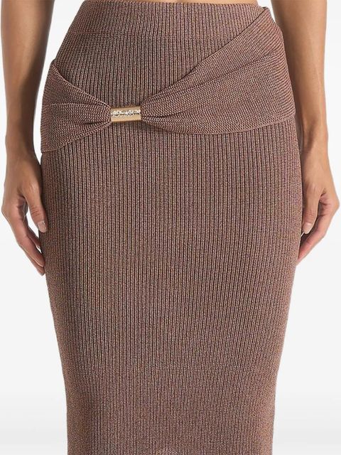 Manière De Voir Amy knit maxi skirt - Neutrals - zdjęcie produktu nr 2