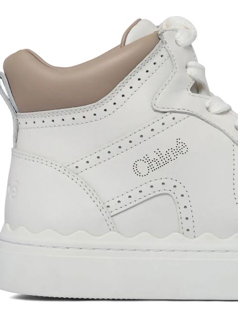 Chloé perforated-detail sneakers - White