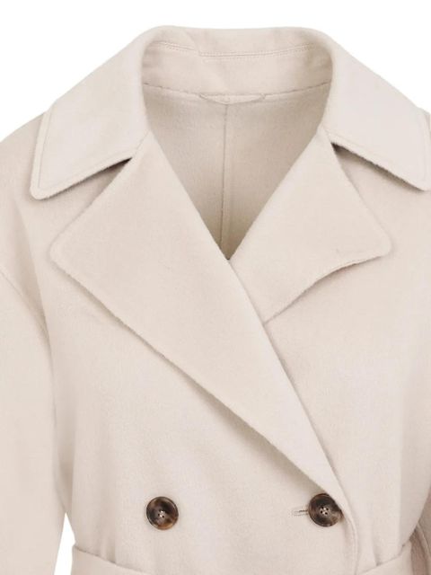 Yves Salomon double-breasted coat - Neutrals