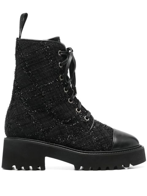 Aquazzura 50mm Desert boots - Black - zdjęcie produktu nr 1