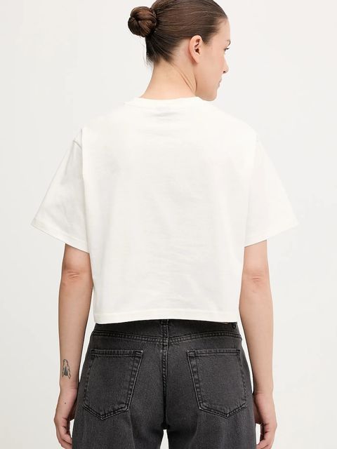 G-Star t-shirt bawełniany damski kolor beżowy D26921.C336