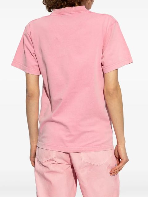 Balenciaga logo-studded T-shirt - Pink