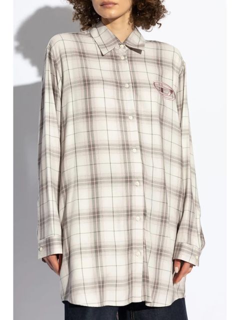 Diesel D-Dalis-Q1 shirt dress - Neutrals
