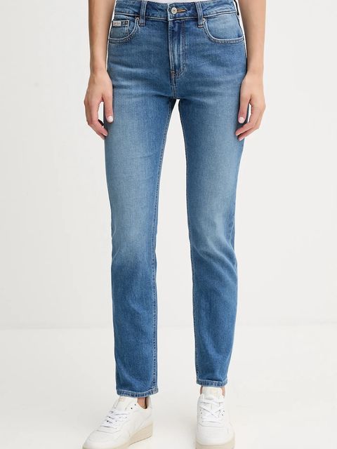 Calvin Klein Jeans jeansy damskie kolor niebieski LV047C779G - zdjęcie produktu nr 1