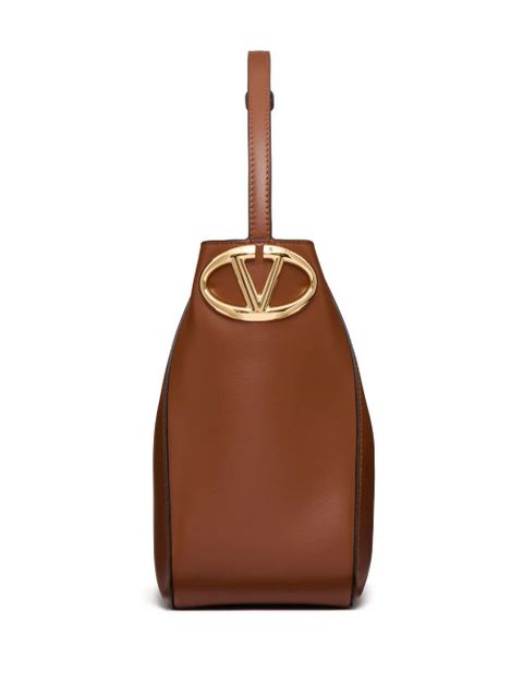 Valentino Garavani VLogo Side bucket bag - Brown