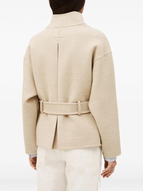 Ba&Sh Lerica belted zipper-fastening jacket - Neutrals