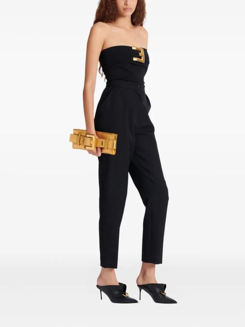 Balmain Anthem belt-detail clutch bag - Gold - zdjęcie produktu nr 2