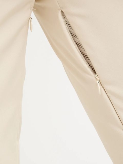 Patrizia Pepe spodnie narciarskie kolor beżowy 2T0093 A667 - zdjęcie produktu nr 2