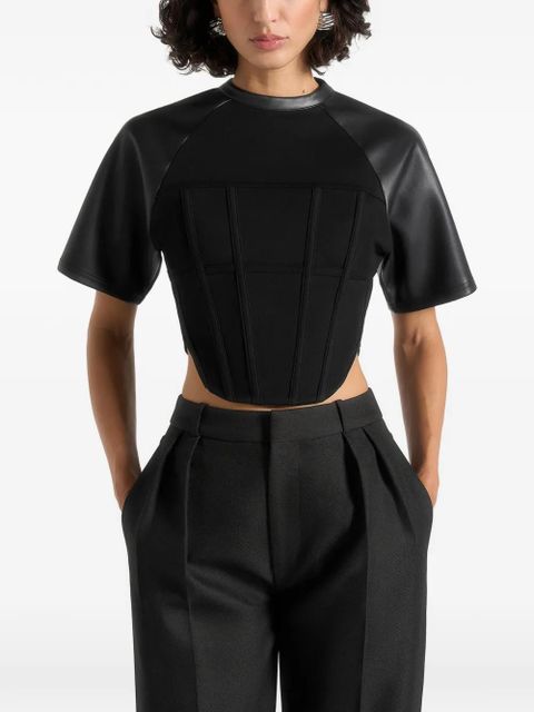 Manière De Voir Juline short-sleeve T-shirt - Black - zdjęcie produktu nr 2