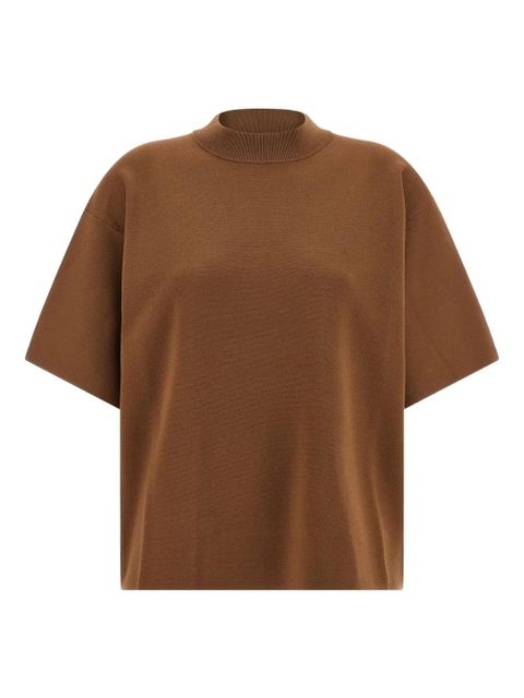 Max Mara crew neck top - Brown - zdjęcie produktu nr 1
