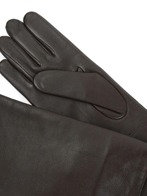 The Frankie Shop leather gloves - Brown