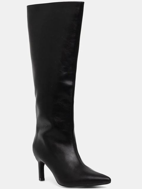 Answear.LAB kozaki kolor czarny na szpilce lekko ocieplone - zdjęcie produktu nr 1