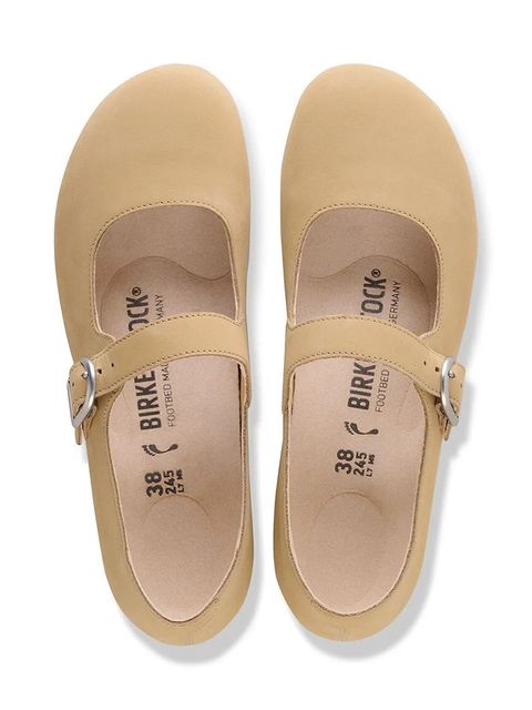 Birkenstock baleriny skórzane Santa