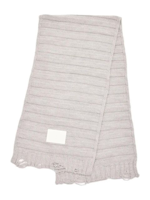 MM6 Maison Margiela knitted scarf - Grey - zdjęcie produktu nr 1
