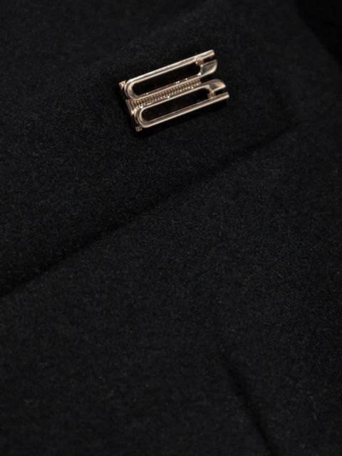 Victoria Beckham raw-cut blazer - Black