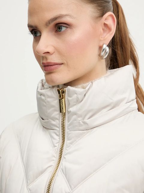 Marciano by Guess kurtka puchowa ELLY kolor beżowy zimowa 5BGL38 7374A