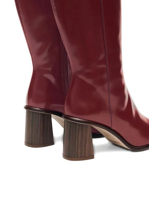 ALOHAS square-toe boots - Red - zdjęcie produktu nr 2