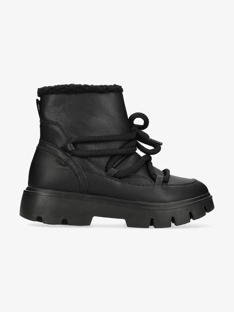 Mexx botki SIGMAR RHYTHM damskie kolor czarny na płaskim obcasie lekko ocieplone MI001708253W-02 - zdjęcie produktu nr 1