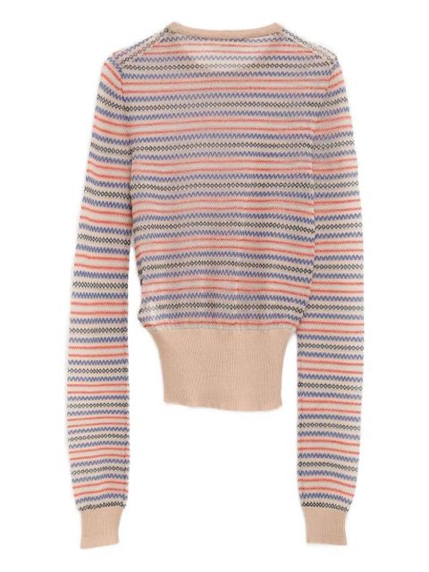 JW Anderson striped-pattern sweater - Neutrals