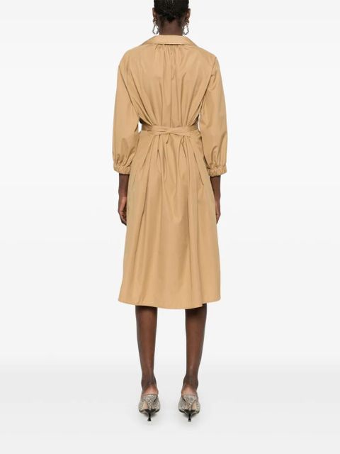 Marni poplin midi dress - Brown