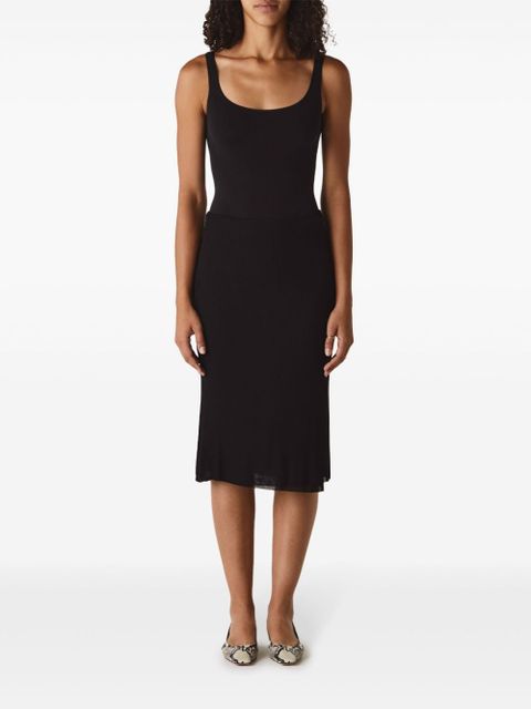 KHAITE Leema midi skirt - Black - zdjęcie produktu nr 2