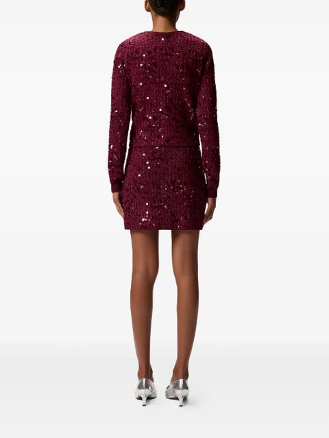 PINKO Mamma Mia sequin-embellished cardigan - Red - zdjęcie produktu nr 2