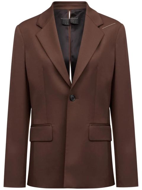 MM6 Maison Margiela single-stitch blazer - Brown - zdjęcie produktu nr 1