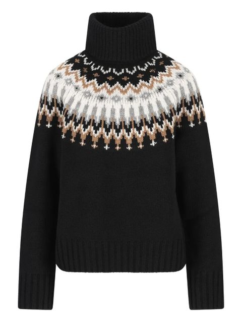 BOGNER patterned roll-neck sweater - Black - zdjęcie produktu nr 1