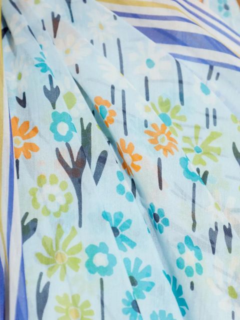 Lanvin striped floral beach dress - Blue - zdjęcie produktu nr 2