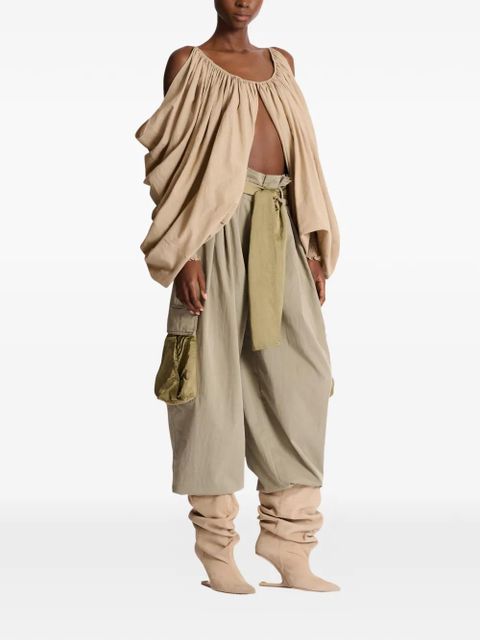 Balmain cotton blouse - Neutrals