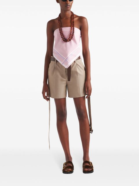 Prada cotton bermuda shorts - Neutrals