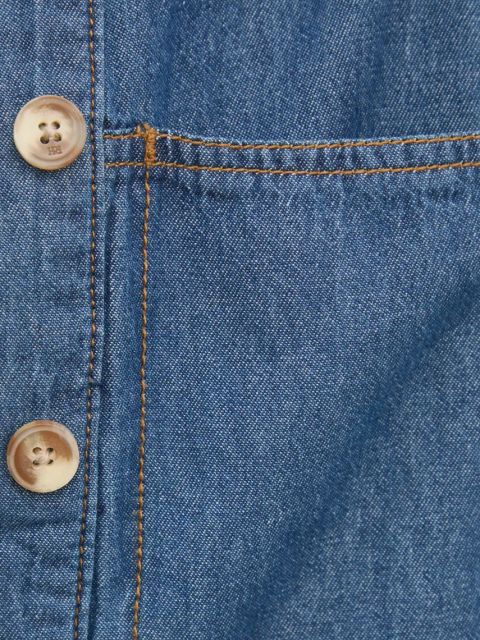 Pedro del Hierro koszula jeansowa damska kolor niebieski relaxed z kołnierzykiem klasycznym 6638223