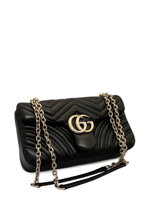 Gucci GG Marmont chain-strap shoulder bag - Black