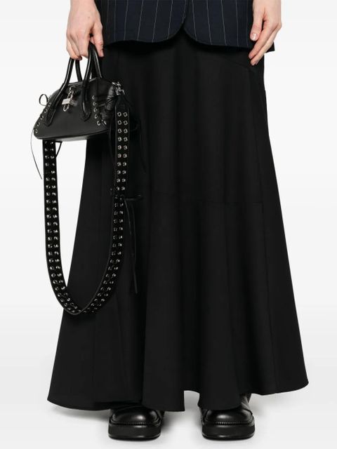 Simone Rocha bias-cut maxi skirt - Black