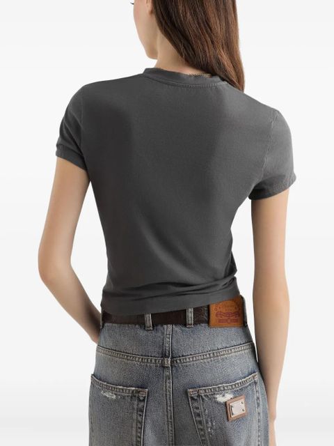 Dolce & Gabbana graphic-print cotton T-shirt - Grey